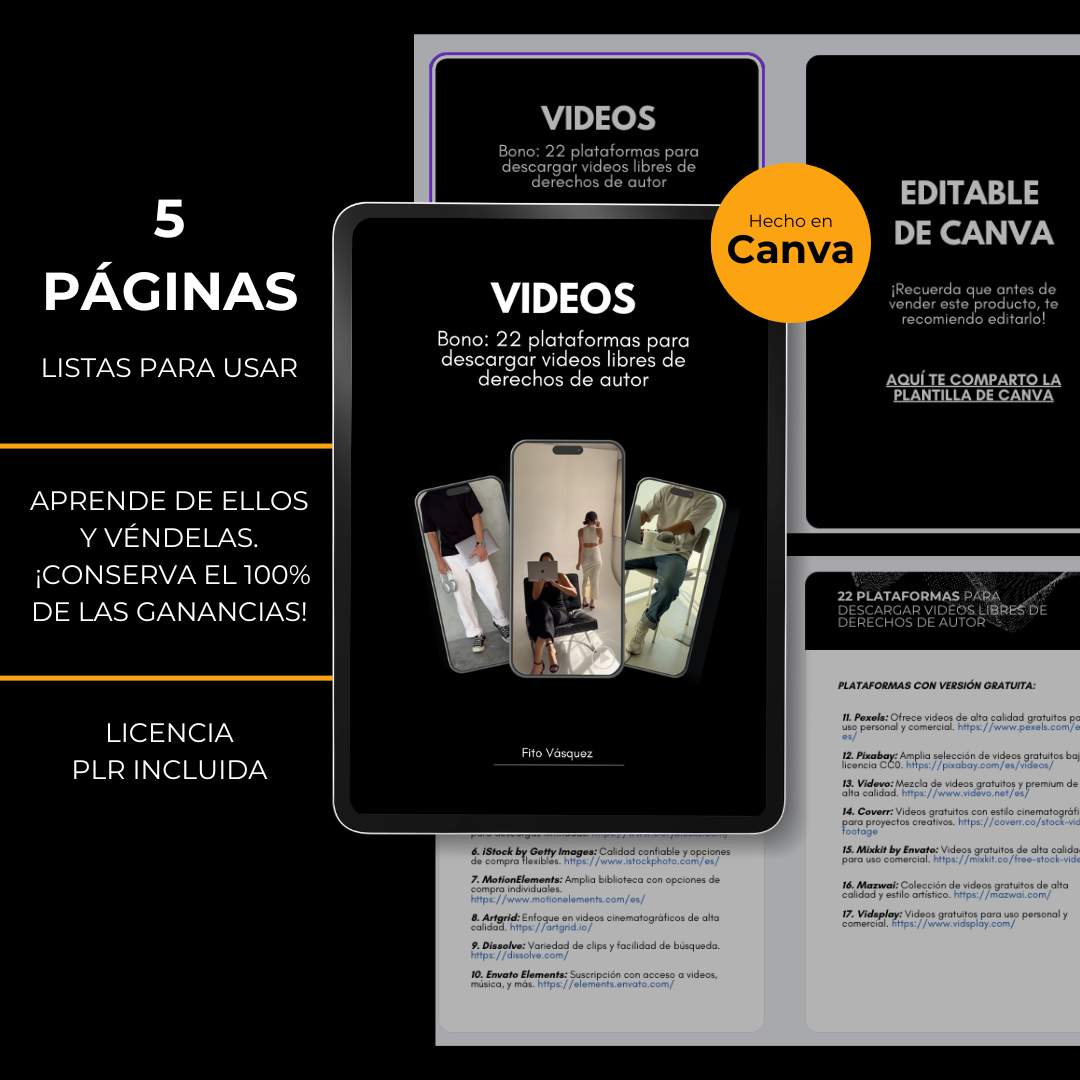 Pack PDF de Canva